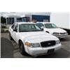 Image 1 : 2007 WHITE FORD CROWN VICTORIA POLICE SERIES 4DR