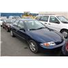 Image 1 : 2002 BLUE CHEVROLET CAVALIER SEDAN