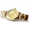 Image 2 : Authentic Rolex Oyster Perpetual Date Watch, Gold Plated Bracelet 66.43g