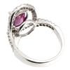 Image 2 : Genuine Ruby 3.5 ctw & Diamond Ring 14KTGold 7