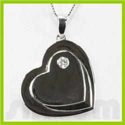 Genuine 0.09ctw Diamond Necklace 14K Gold 3.74g