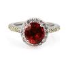 Image 1 : Genuine 2.30 Ctw Ruby Ring 14Kt White Or Yellow  Gold