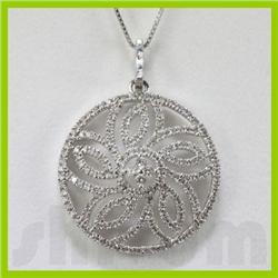 Genuine 0.79ctw Diamond Necklace 14k Gold 4.38g