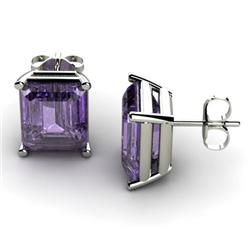 Genuine 8.0 ctw Tanzanite Earring 14ktWhite or Yellow Gold 3.75g