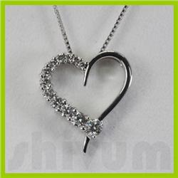 Genuine 0.34ctw Diamond Necklace 14K Gold 2.03g