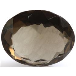 Natural Smokey Topaz Oval Cut 31x20mm estimated 1 pc per lot 44.64ctw