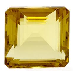Natural Citrine Square Cut 23x23mm estimated 1 pc per lot 60.00ctw