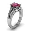 Image 1 : Genuine 1.61 ctw Ruby & Diamond Ring White or Yellow Gold 14kt 5.30g