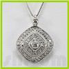 Image 1 : Genuine 0.5ctw Diamond Necklace 14K Gold 2.21g