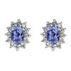 Image 1 : Genuine 2.18 ctwTanzanite Earring 14kt Yellow or White Gold 2.1g