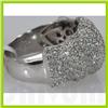Image 2 : Genuine 1.43 ctw Diamond Ring 14K White Gold