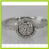 Image 1 : Genuine 0.5 ctw Diamond Ring 14K White Gold