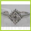 Image 1 : Genuine 0.51 ctw Diamond Ring 18K White Gold