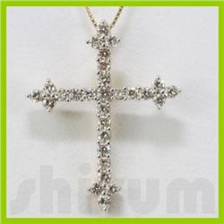 Genuine 1ctw Diamond Necklace 14k Gold 2.74g