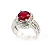 Image 2 : Genuine  Ruby  4.45  ctw  Diamond Ring  14KT  7.9g  RS6.25