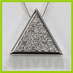 Genuine 1.26ctw Diamond Necklace 14k Gold 5.18g