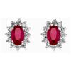 Image 1 : Genuine 2.50 ctwRuby Earring 14kt Yellow or White Gold 2.1g