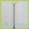 Image 1 : Genuine 0.16ctw Diamond Necklace 14k Gold 0.94g