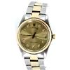 Image 1 : Used Rolex Oyster Perpetual for Men with Diamond Dial Yellow White Gold Plated