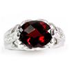 Image 1 : Genuine  GARNET   4.70  ctw Diamond Ring  10KT  5.25g  RS7.0