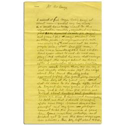 Sirhan Sirhan Handwritten Trial Notes