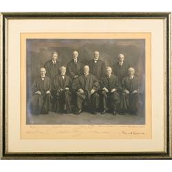William Taft Supreme Court Signed Photo