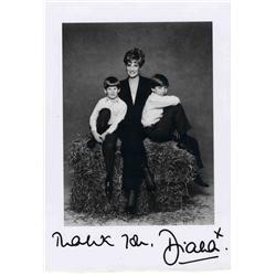 Princess Diana Signed Photo