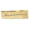 Image 1 : Herbert Hoover Signature