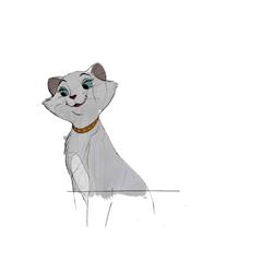 Disney ''Aristocats'' Animation Cel