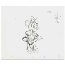 Disney Minnie Mouse Pencil Sketch