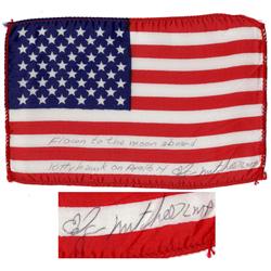 Apollo 14 Flown U.S. Flag