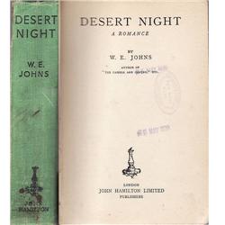 Capt. W.E. Johns ''Desert Night''