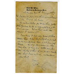 Charles Dickens ALS