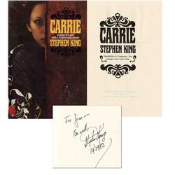 Stephen King ''Carrie'' SB 1974