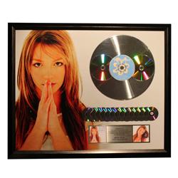 Britney Spears Platinum Record