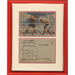 Jess Willard Card Signed