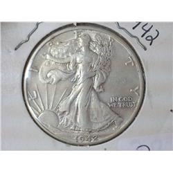 1942 WALKING LIBERTY HALF DOLLAR