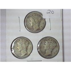 1924 P/D/S MERCURY DIMES