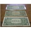 Image 2 : 3 ASSORTED 1957 $1 SILVER CERTIFICATES
