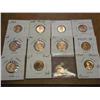 Image 1 : 12 ASSORTED 1960-64 LINCOLN CENTS PROOF
