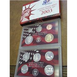 2003 US SILVER PROOF SET