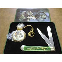 WOLF KNIFE AND POCKET WATCH SET NIB