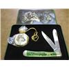 Image 1 : WOLF KNIFE AND POCKET WATCH SET NIB