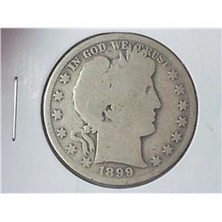 1899-O BARBER HALF DOLLAR