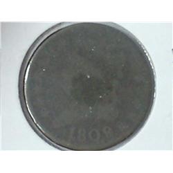 1809 US HALF CENT