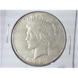 1927-S PEACE SILVER DOLLAR