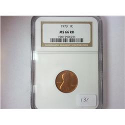 1973 LINCOLN CENT NGC MS65RD