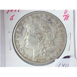1879-S REVERSE OF 78 MORGAN SILVER DOLLAR