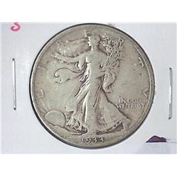 1933-S WALKING LIBERTY HALF DOLLAR
