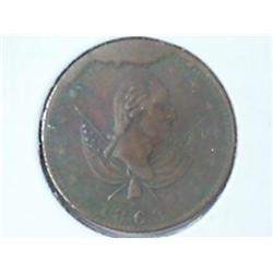 1863 CIVIL WAR TOKEN "EXCHANGE" WITH CUD ON OBV.